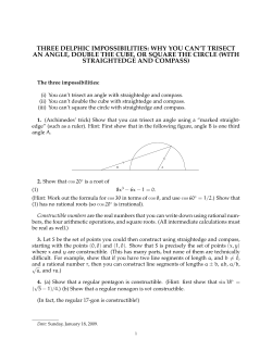 three delphic impossibilities