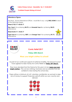 Newsletter - 10 March 17