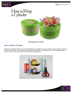 How to Wrap a Cylinder