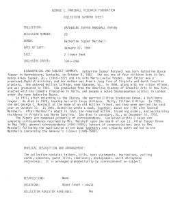 Collection Guide - George C. Marshall Foundation