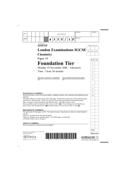 Question paper - Paper 1F - November 2008