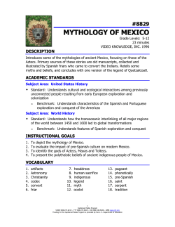 mythology of mexico - The Described and Captioned Media Program