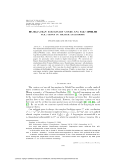 HAMILTONIAN STATIONARY CONES AND SELF