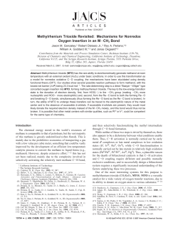 Methylrhenium Trioxide Revisited: Mechanisms for Nonredox
