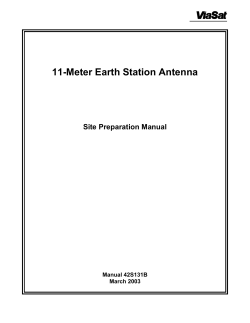 11-Meter Earth Station Antenna