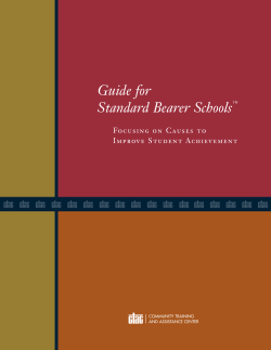 Guide for Standard Bearer Schools