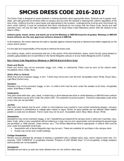 SMCHS DRESS CODE 2016-2017 - smhs.org