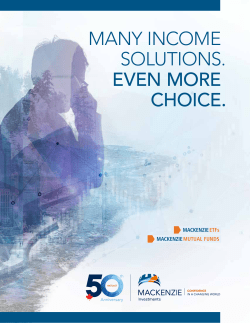 Mackenzie Income Solutions Brochure