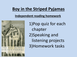 Boy in the Striped Pyjamas