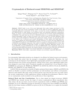 Cryptanalysis of Reduced-round SIMON32 and SIMON48*