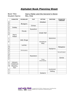 Alphabet Book Requirements