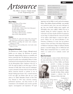 Publication - Music Center