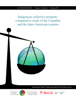 Indigenous collective property