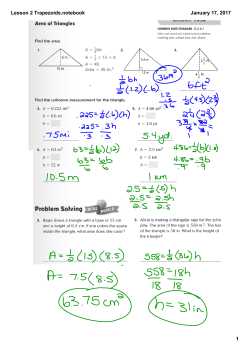 Lesson 2 Trapezoids.notebook
