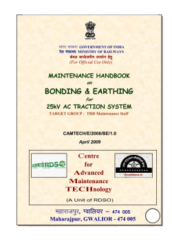 Bonding Earthing - rdso