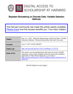 Bayesian Biclustering on Discrete Data