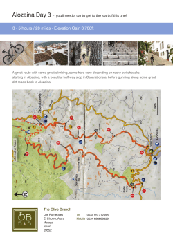 3 - 5 hours / 20 miles - Elevation Gain 3,700ft