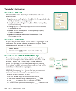 Vocabulary in Context