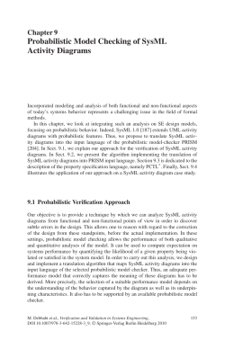 Probabilistic Model Checking of SysML Activity Diagrams