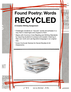 Found Poetry - La Salle University