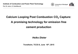 Modelling and experimental validation of the calcium looping CO2