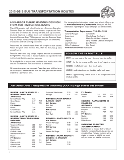 2015-2016 bus transportation routes