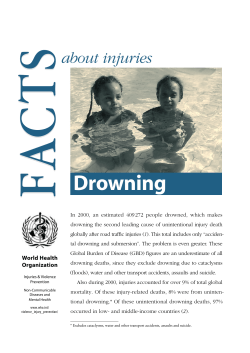Drowning - World Health Organization