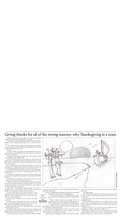 Giving thanks for all of the wrong reasons: why Thanksgiving