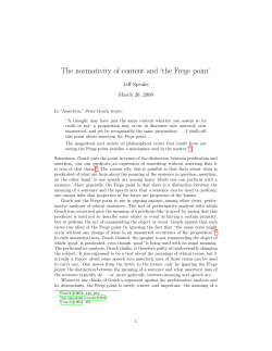 The normativity of content and `the Frege point`