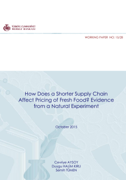 How Does a Shorter Supply Chain Affect Pricing of Fresh