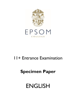 english - Epsom College