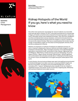 Kidnap and Ransom _ FFF _ Hotspots of the world