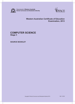 computer science - SCSA - School Curriculum and Standards