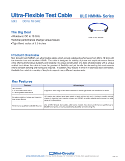 datasheet - Mini Circuits