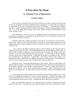 IT WAS ALL IN MY HEAD