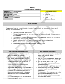 Unit 3 - Economics