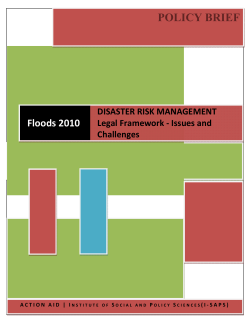 policy brief - I-SAPS