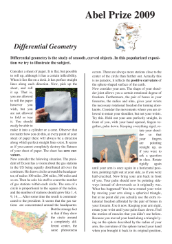 Differential Geometry