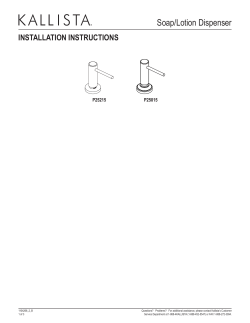 Soap/Lotion Dispenser