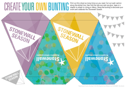 CREATE YOUR OWNBUNTINGPrint out this sheet as many times as