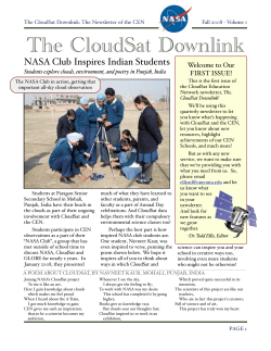 Here - CloudSat - Colorado State University