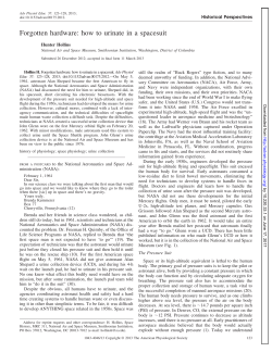 Forgotten hardware: how to urinate in a spacesuit