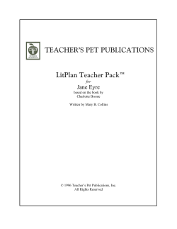 TEACHER`S PET PUBLICATIONS LitPlan Teacher
