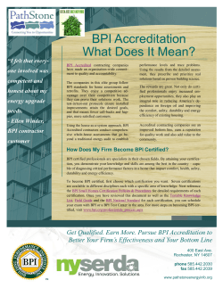 BPI Accreditation What Does It Mean?