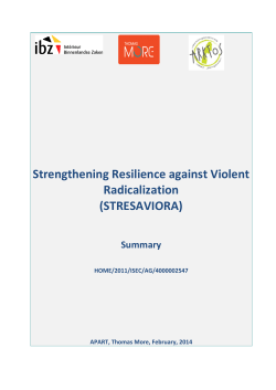 STRESAVIORA - BOUNCE Resilience Tools