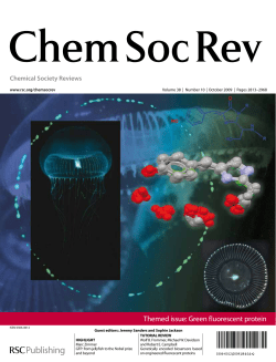 Themed issue: Green fluorescent protein
