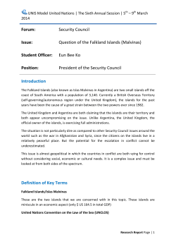 Question of the Falkland Islands (Malvinas)