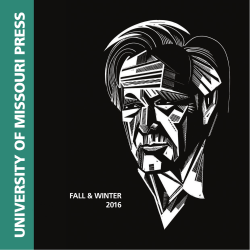 Fall/Winter 2016 - University of Missouri Press