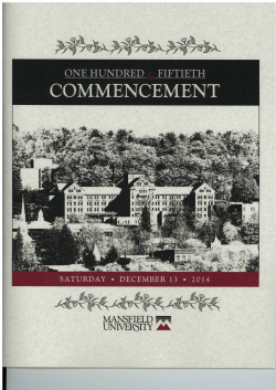December 2014 - Mansfield University