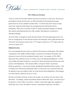 2014 Midterm Elections